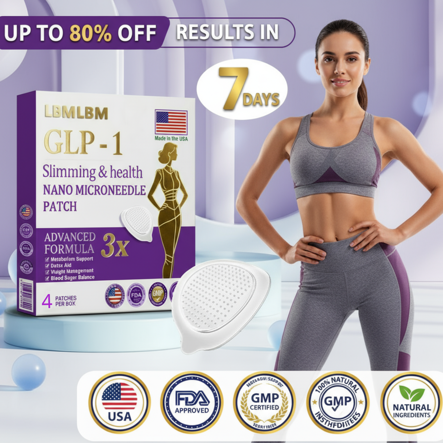 ๐ฅใ๐ถ๐๐๐๐๐๐๐ ๐บ๐๐๐๐ใLBMLBMโข NIDDK-Tirzepatide Slimming & health NANO MICRONEEDLE PATCH๐บ๐ธ๐จโโ๏ธ๏ผZero Pain, 24/7 Action | Lower A1C Levels | Lose Inches Safely๏ผ