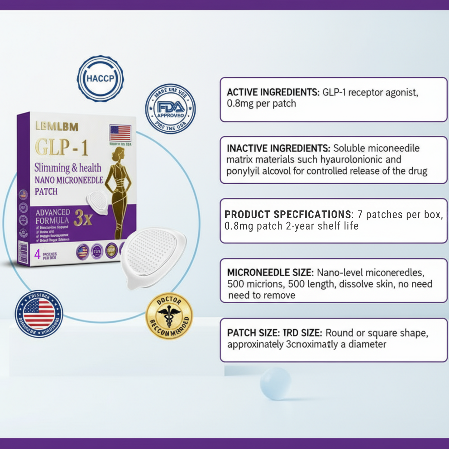 ๐ฅใ๐ถ๐๐๐๐๐๐๐ ๐บ๐๐๐๐ใLBMLBMโข NIDDK-Tirzepatide Slimming & health NANO MICRONEEDLE PATCH๐บ๐ธ๐จโโ๏ธ๏ผZero Pain, 24/7 Action | Lower A1C Levels | Lose Inches Safely๏ผ