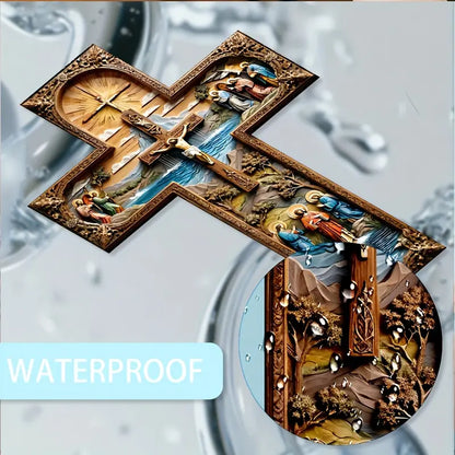 Vintage Jesus Christ Wall Cross