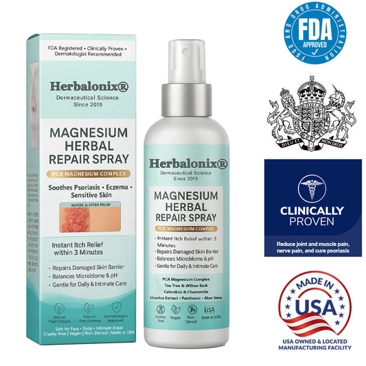 🌿 Herbalonix®  Magnesium Herbal Repair Spray