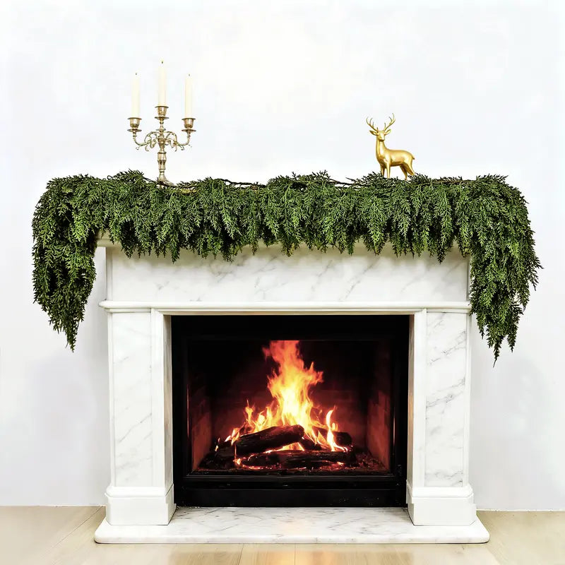 🎄Christmas Sale - 59% OFF🎁 Realistic Christmas Cedar Garland for Holiday Decor