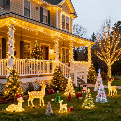 🎄Christmas Sale - 57% OFF🎁🎄 Waterproof Remote Control Star Fairy Lights⭐ Perfect for Christmas & Home Decor