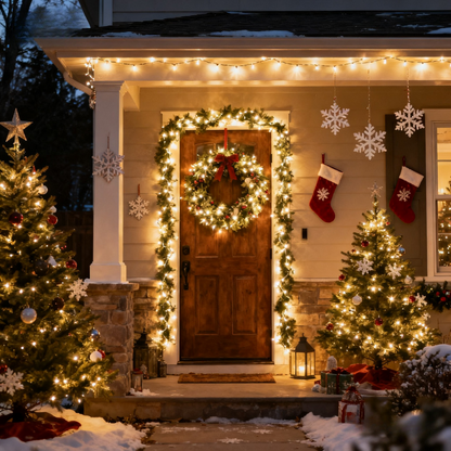 🎄Christmas Sale - 57% OFF🎁🎄 Waterproof Remote Control Star Fairy Lights⭐ Perfect for Christmas & Home Decor