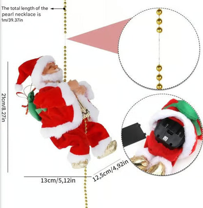 🎅Electric Bead Climbing Santa Claus Musical Toy