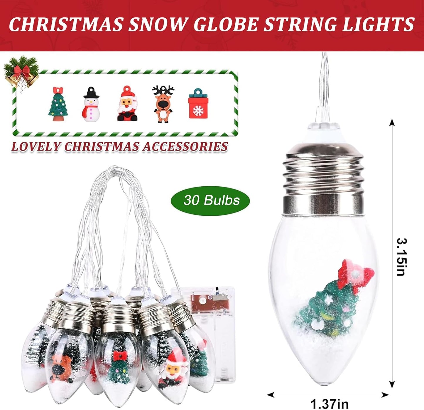 Last Day 48% Off - 🎄Christmas String Lights✨