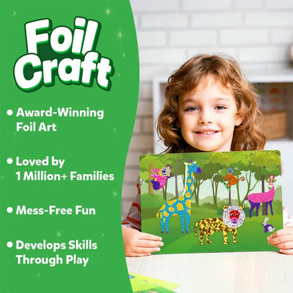🔥LAST DAY 55% OFF - Foil Art & Craft Activity 🤲💓No Mess Art Kit