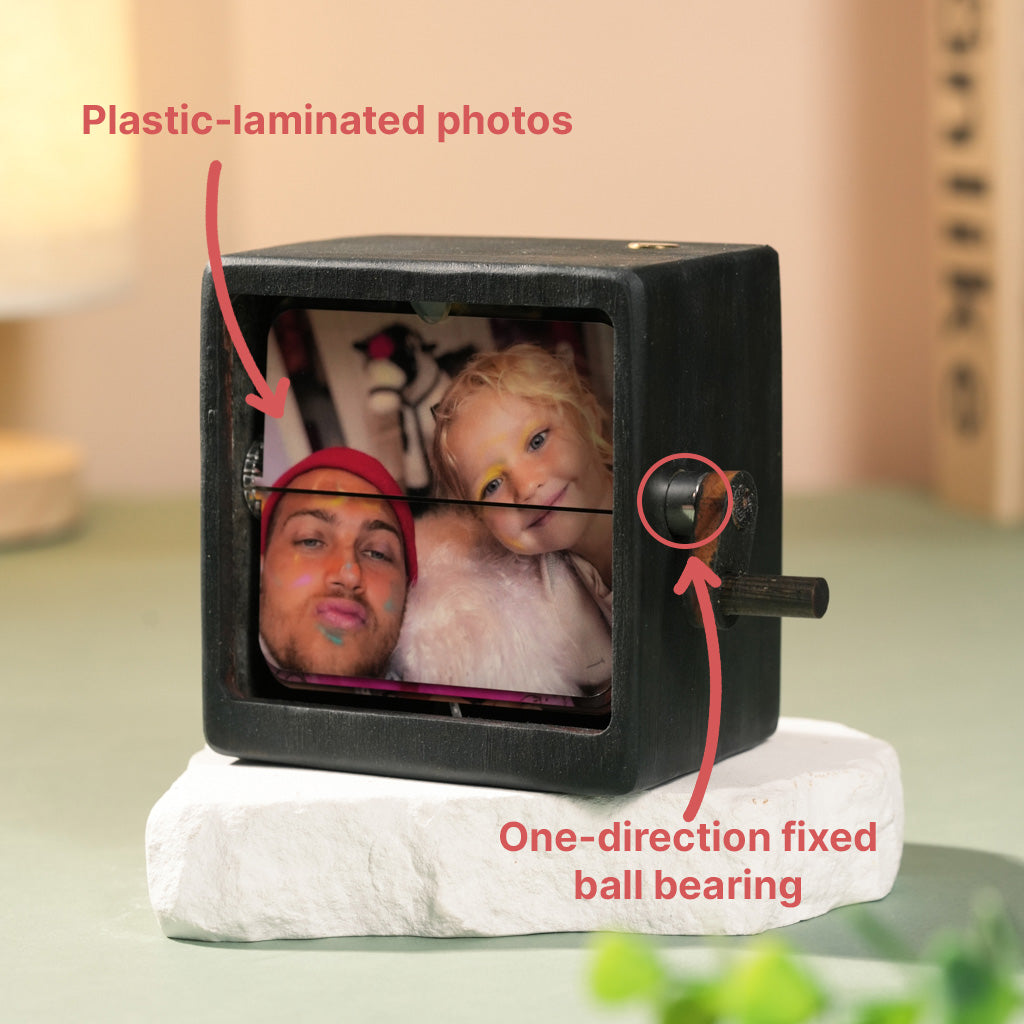 Flip Photo Box – Customizable Memory Album