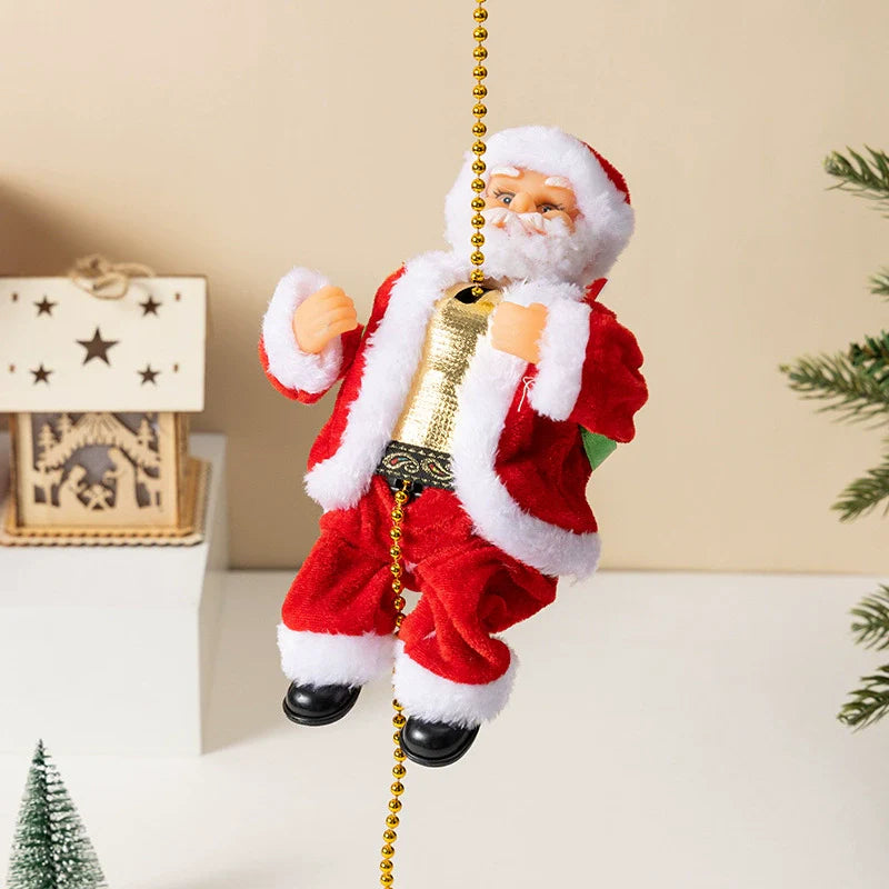 🎅Electric Bead Climbing Santa Claus Musical Toy