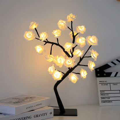 🌹Holiday Mega Sale 🎁 65% OFF ✨ Rose LED Tree Lamp – The Perfect Blooming Gift to Brighten Her Christmas!