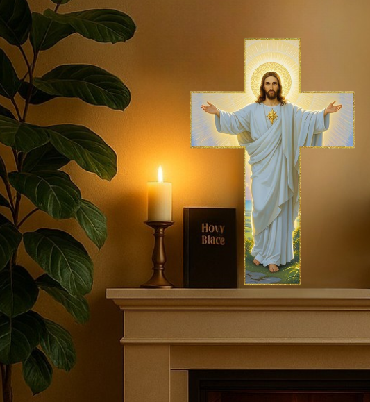 Vintage Jesus Christ Wall Cross