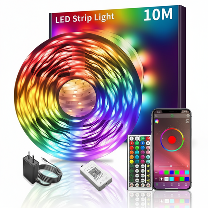 🎅 Christmas Sale - 50% OFF 🎁 Smart Waterproof LED Strip Lights for Indoor & Outdoor Decor!💡