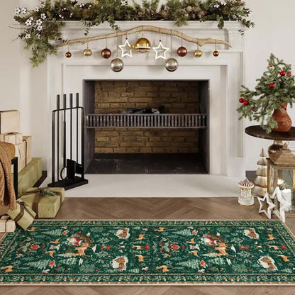 🎊Christmas sale - 50% Off🎊Soft Non-Slip Christmas Rug For Home Decor