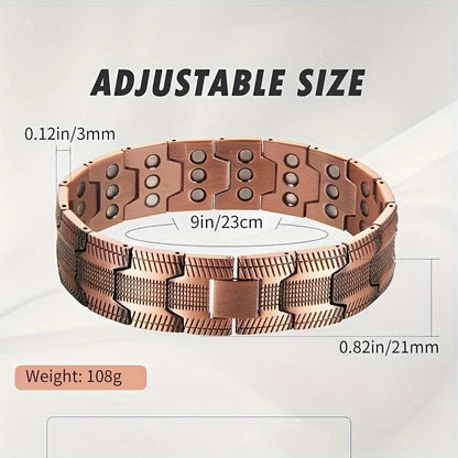 Copper magnetic bracelet——Relieve fatigue and promote blood circulation